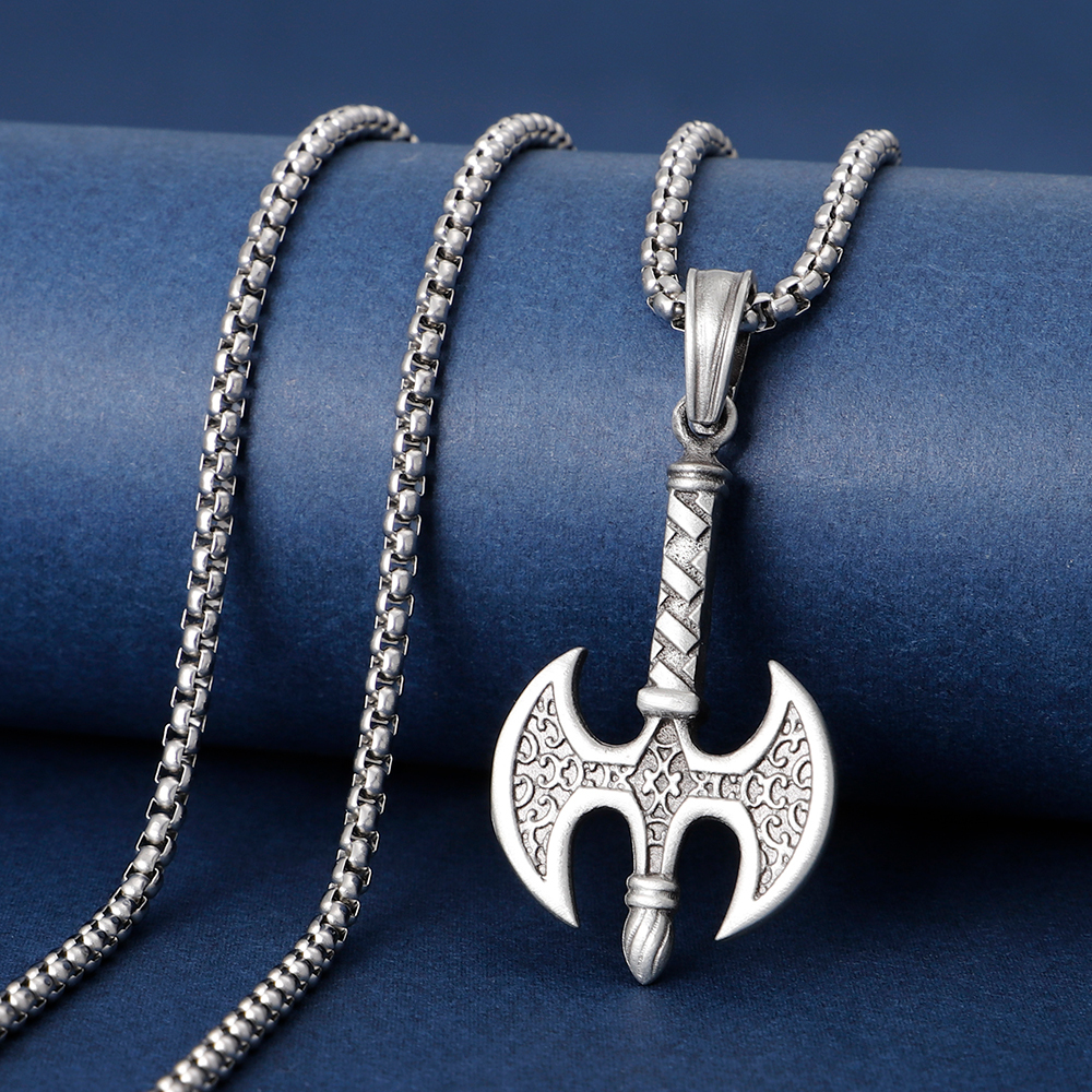 EVBEA Double-bladed Axe Pendant
