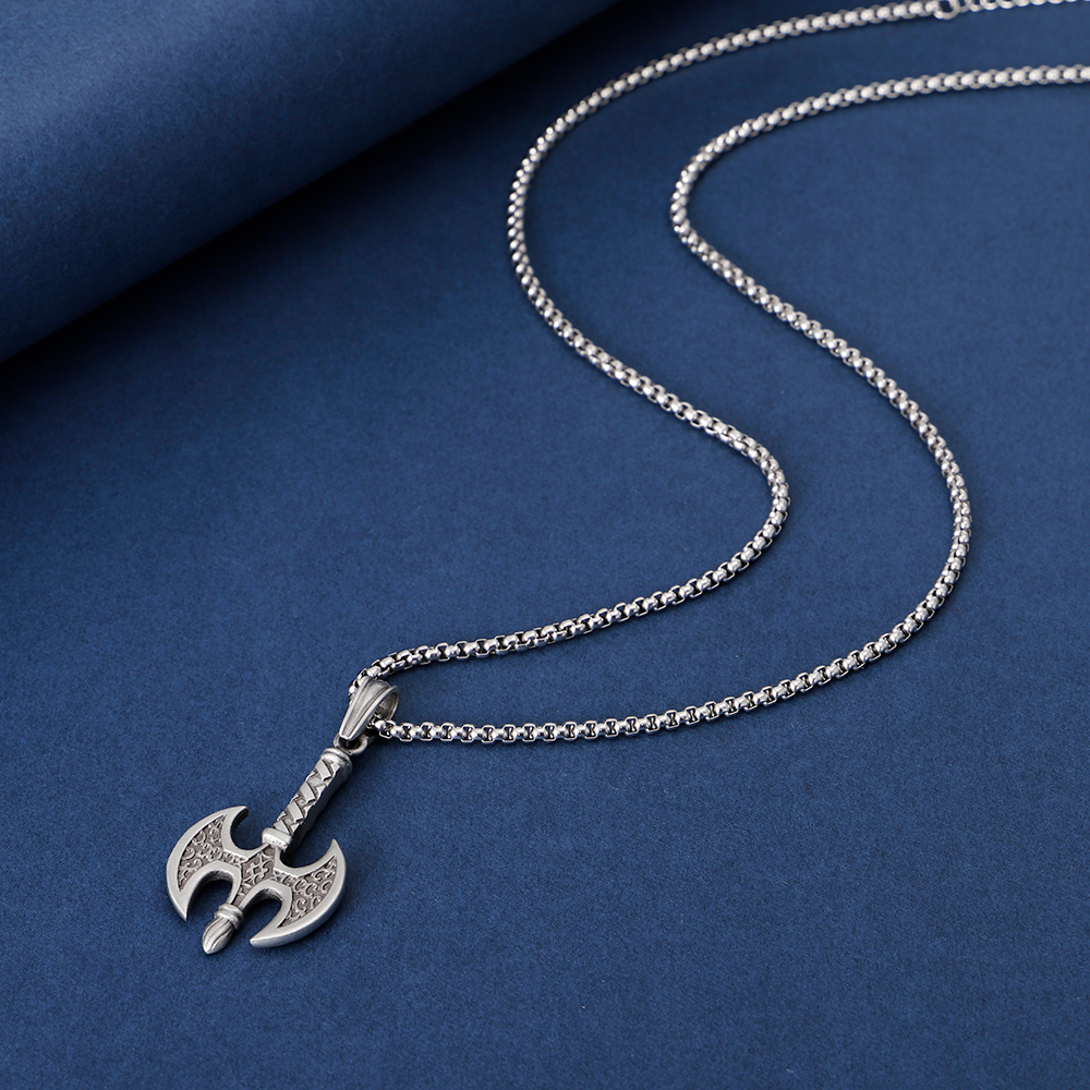 EVBEA Double-bladed Axe Pendant