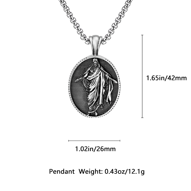 EVBEA Embracing Jesus Pendant