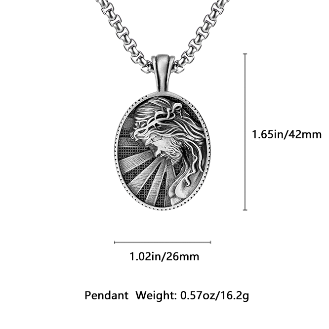 EVBEA Crown Of Thorns Jesus Necklace