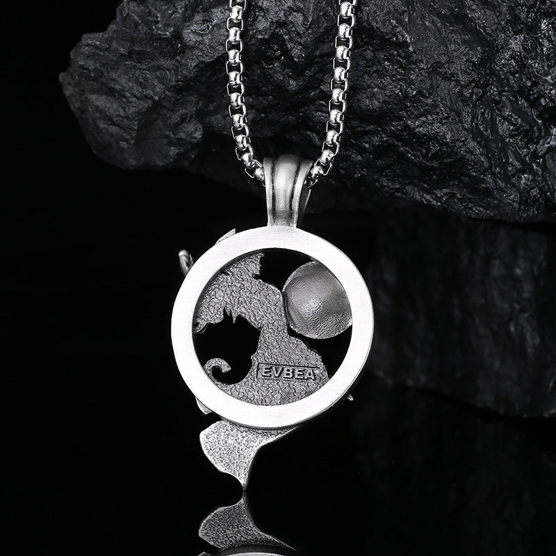 Solid Pewter Athena Goddess Necklace | Greek Warrior Wisdom Pendant