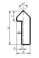 YT3 -รางเชิงเส้นขอบเดียว