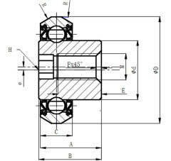 RLA40 -Track roller with spherical profile