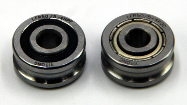 LFR50/5-4 - 带哥特式拱形沟槽的滚轮，4