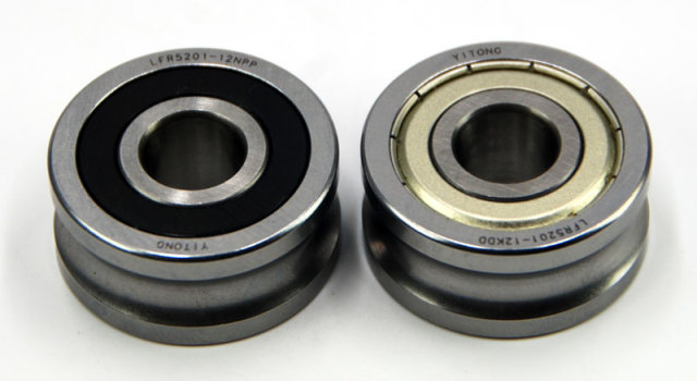 LFR5201-12 ลูกกลิ้งตีนตะขาบพร้อมร่องโค้งแบบโกธิกสำหรับ 12