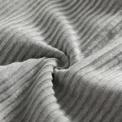 Custom - made and processed light gray pom - pom sweater