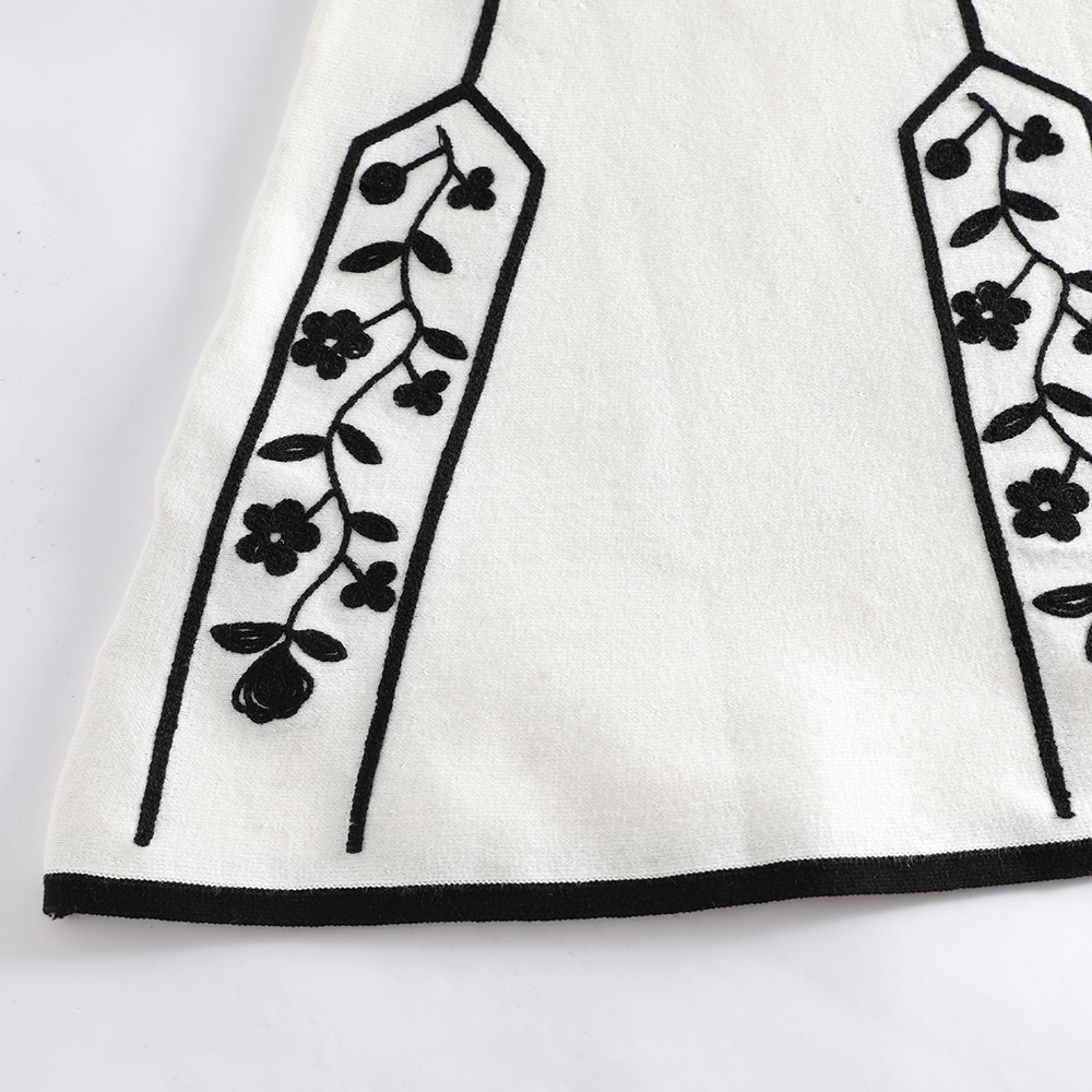 Embroidered Tic-Tac-Toe Kids' Sweater (Customizable)