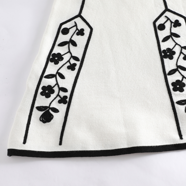 Embroidered Tic-Tac-Toe Kids' Sweater (Customizable)