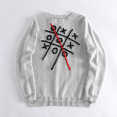 Fun Tic - Tac - Toe Pattern Children's Sweater, Customizable for Processing
