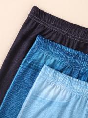 Girls' Denim - Look Stretch Leggings, 3 Colors Available