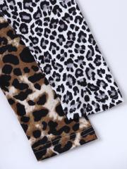 Girls' Leopard - Printed Long Pants, Two Colors Available