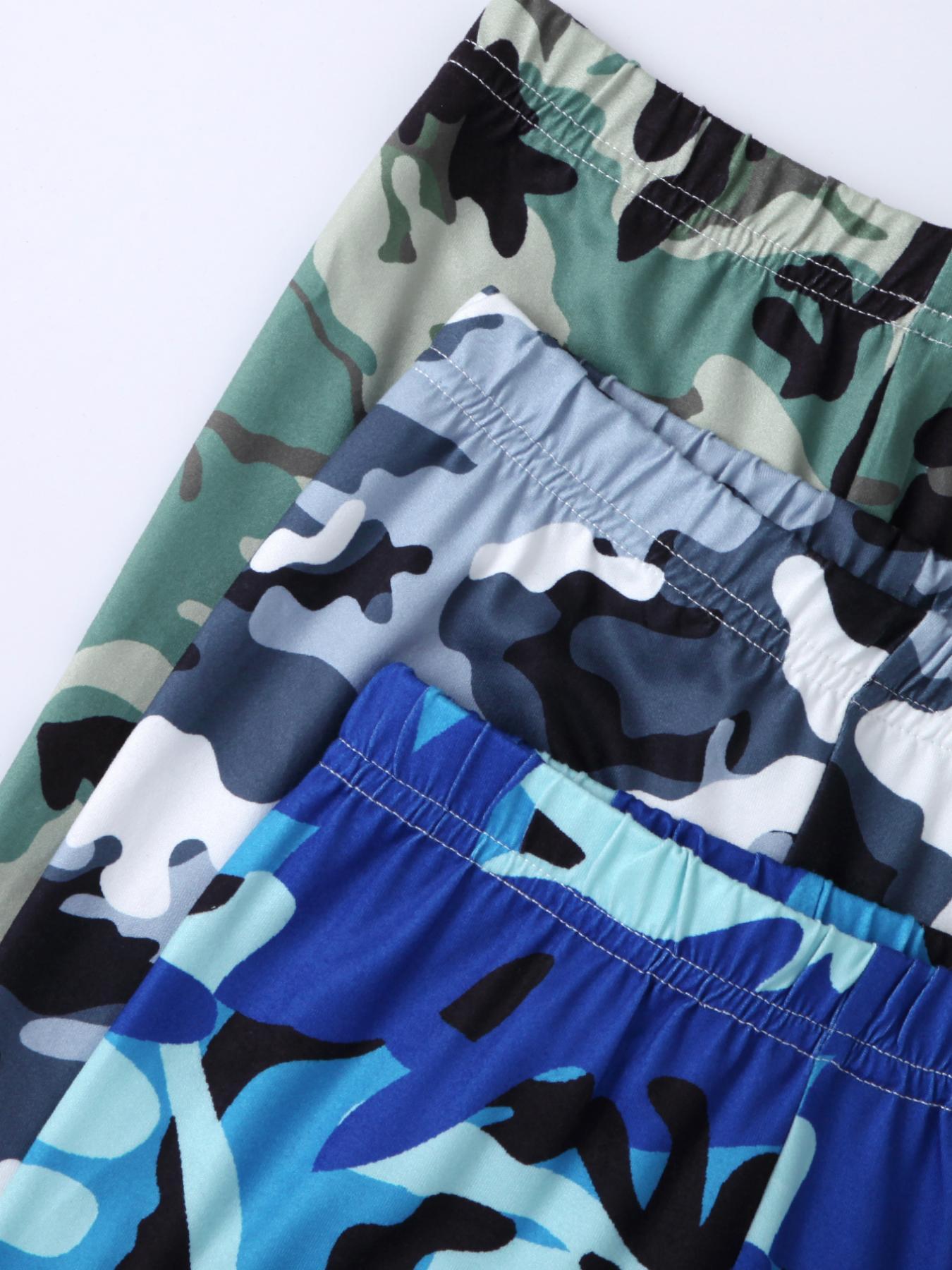 Camouflage - printed pants, three colors available