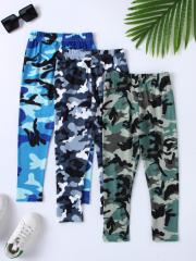 Camouflage - printed pants, three colors available