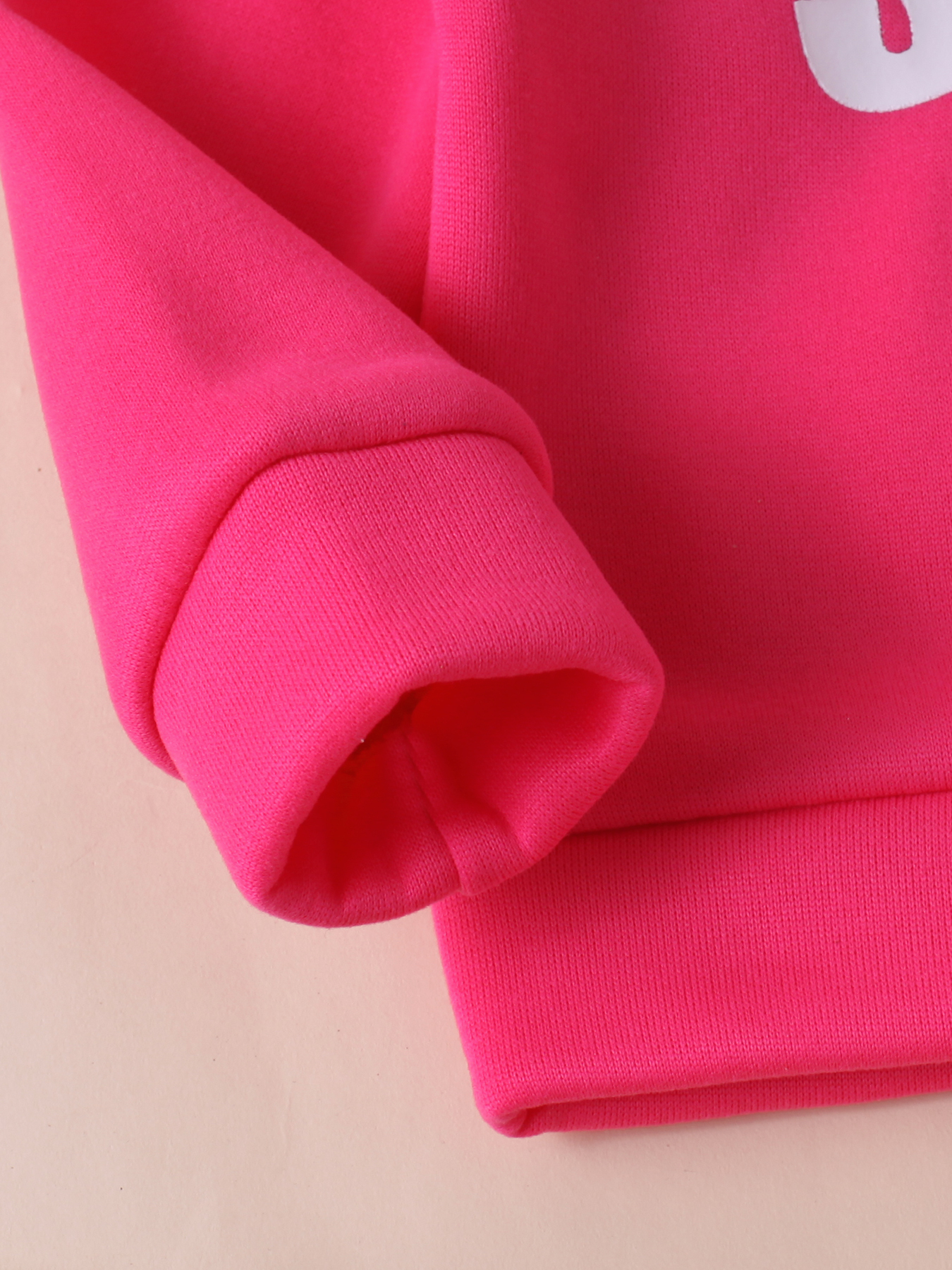 Children's Pink “Little SASSY” Letter - Printed Sweatshirt and Pants Set