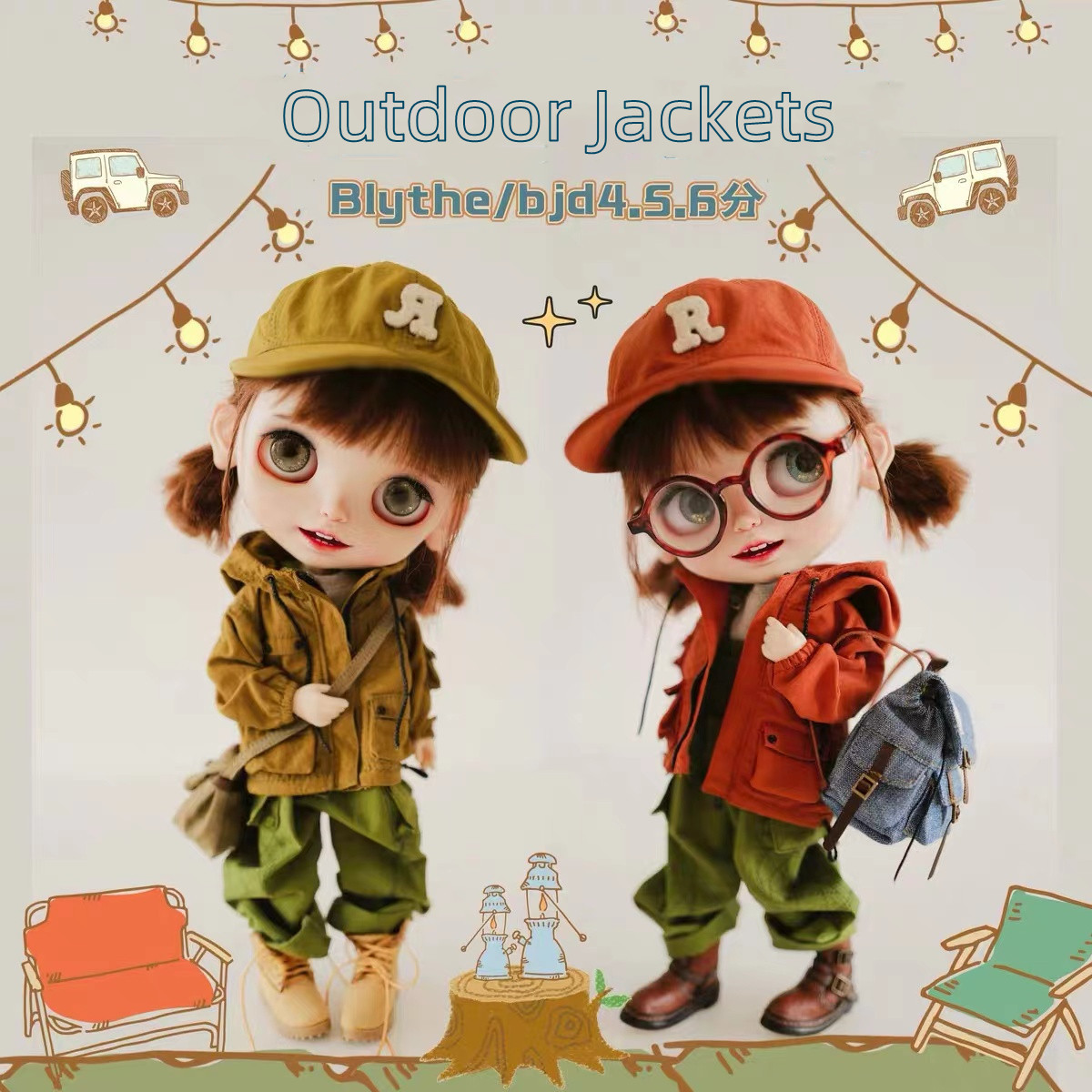 Camping outfit-Outdoor Jackets Type1