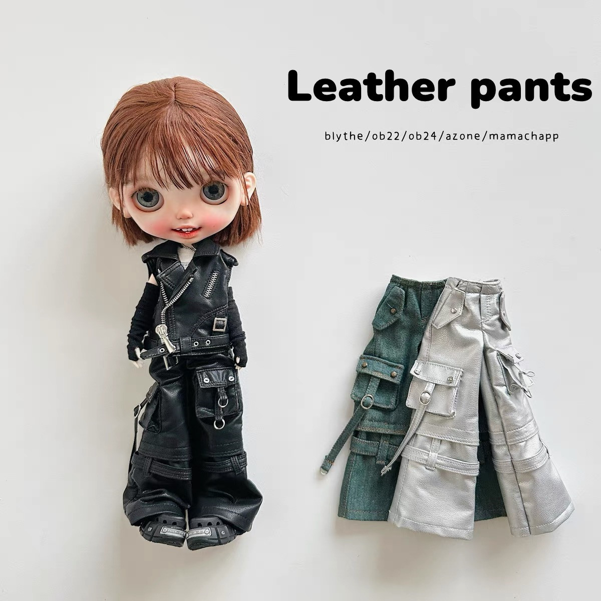 2025 New product-Leather pants