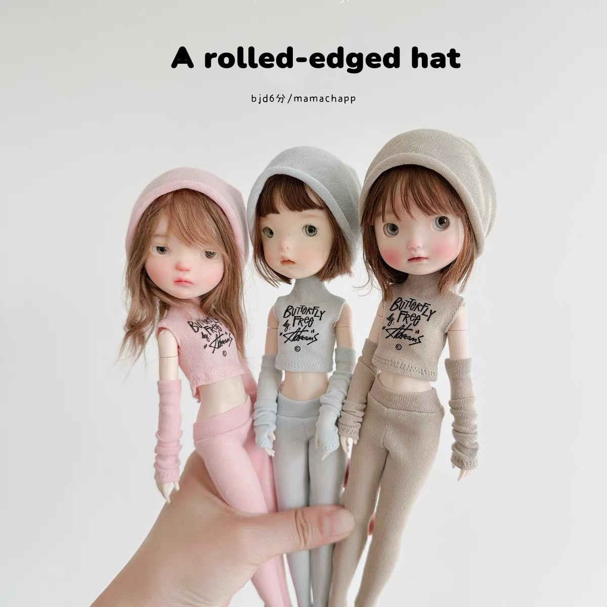 2025 New product-A rolled-edged hat