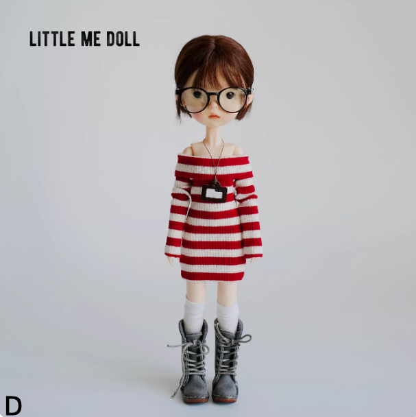 New for the first time in 2026 little me doll-Knitted dress