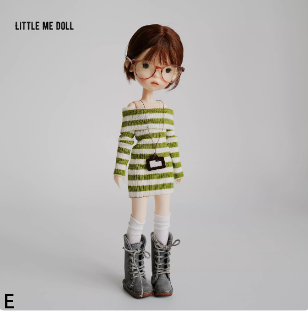 New for the first time in 2026 little me doll-Knitted dress