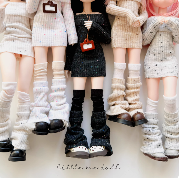 New for the first time in 2026 little me doll-Versatile leg socks
