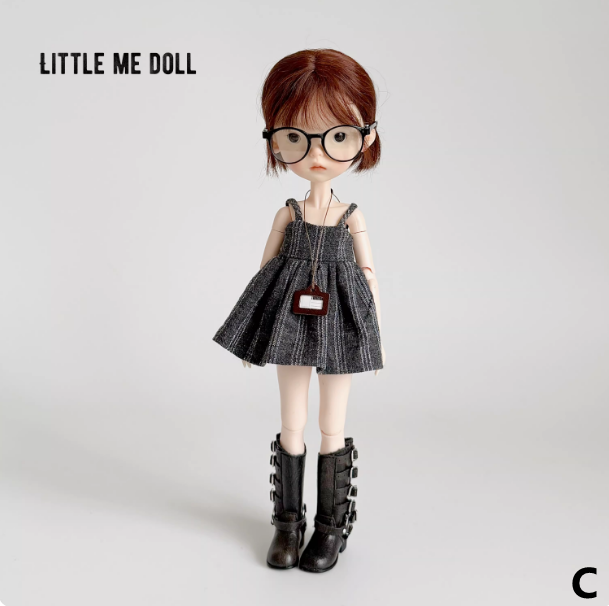 New for the first time in 2026 little me doll-Suspender skirt