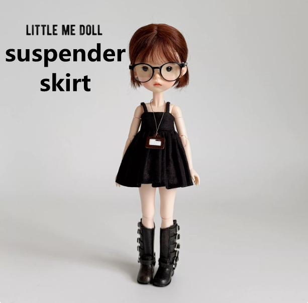 New for the first time in 2026 little me doll-Suspender skirt