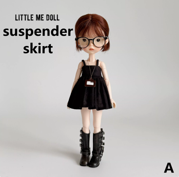 New for the first time in 2026 little me doll-Suspender skirt