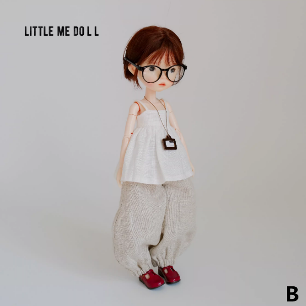 New for the first time in 2026 little me doll-Suspender skirt