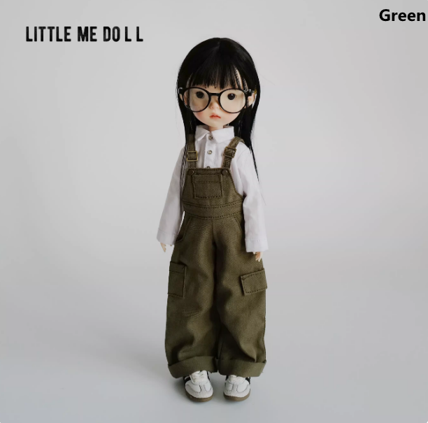 New for the first time in 2026 little me doll-Overalls
