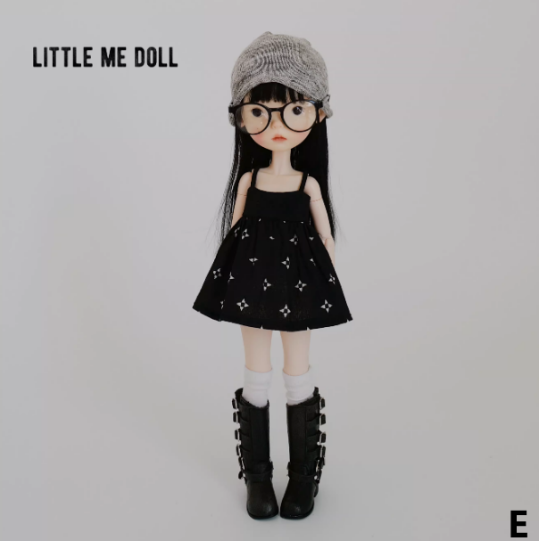 New for the first time in 2026 little me doll-Suspender skirt