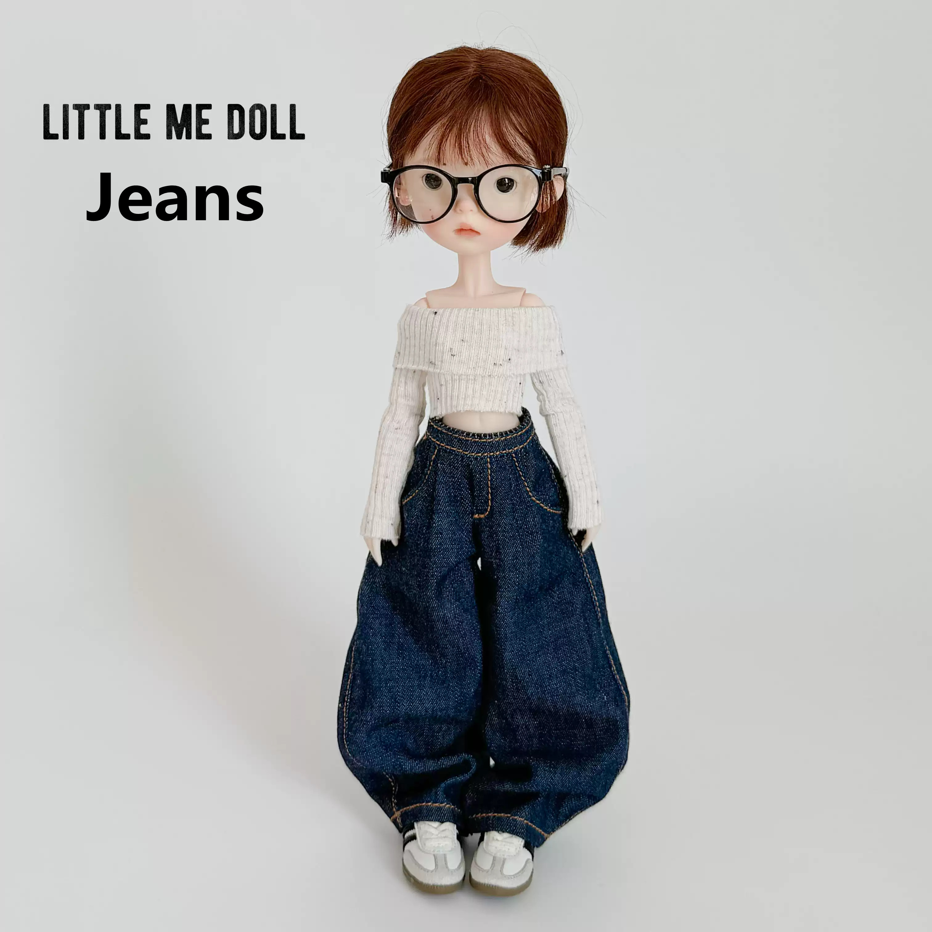 New for the first time in 2026 little me doll-Jeans