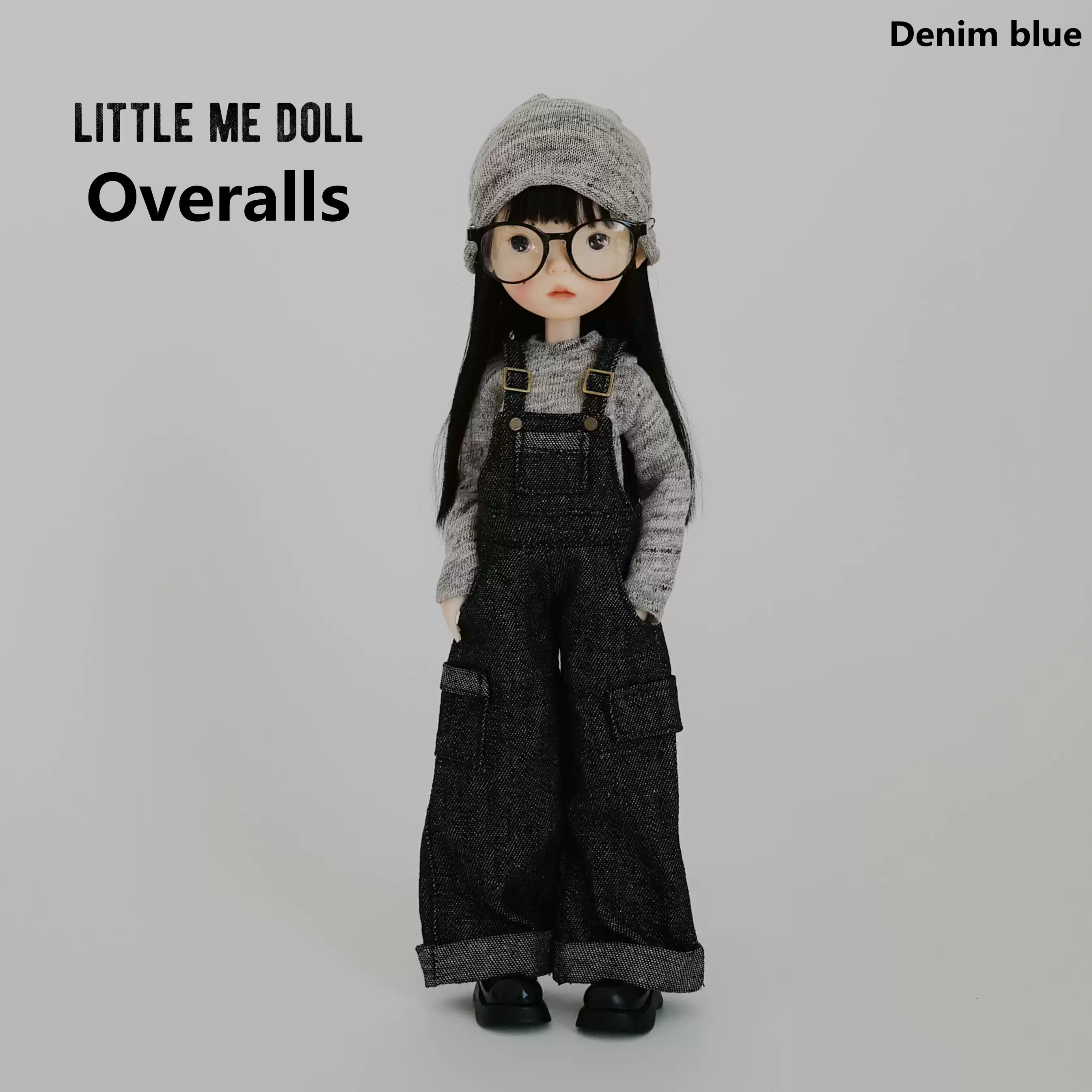New for the first time in 2026 little me doll-Overalls