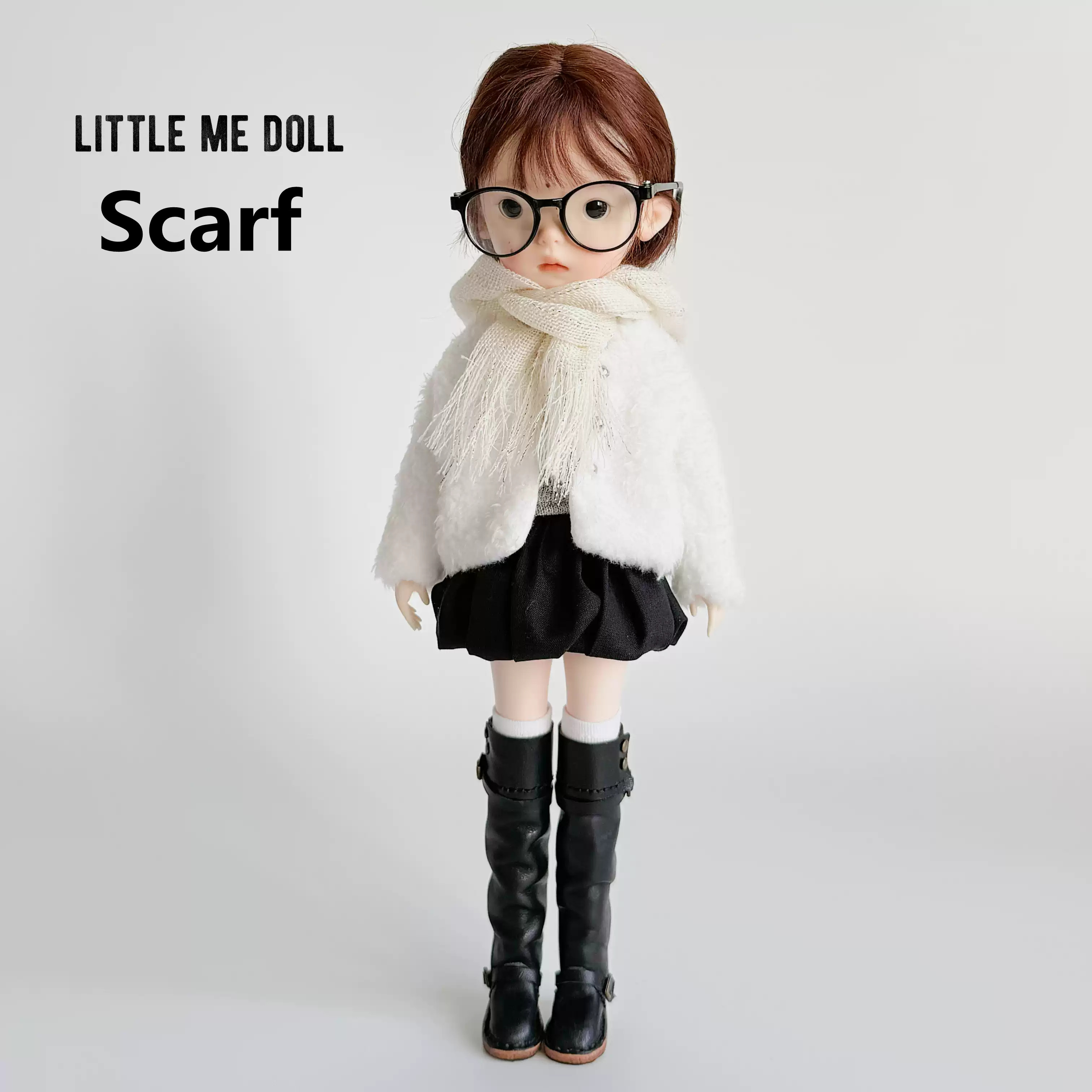 New for the first time in 2026 little me doll-Scarf
