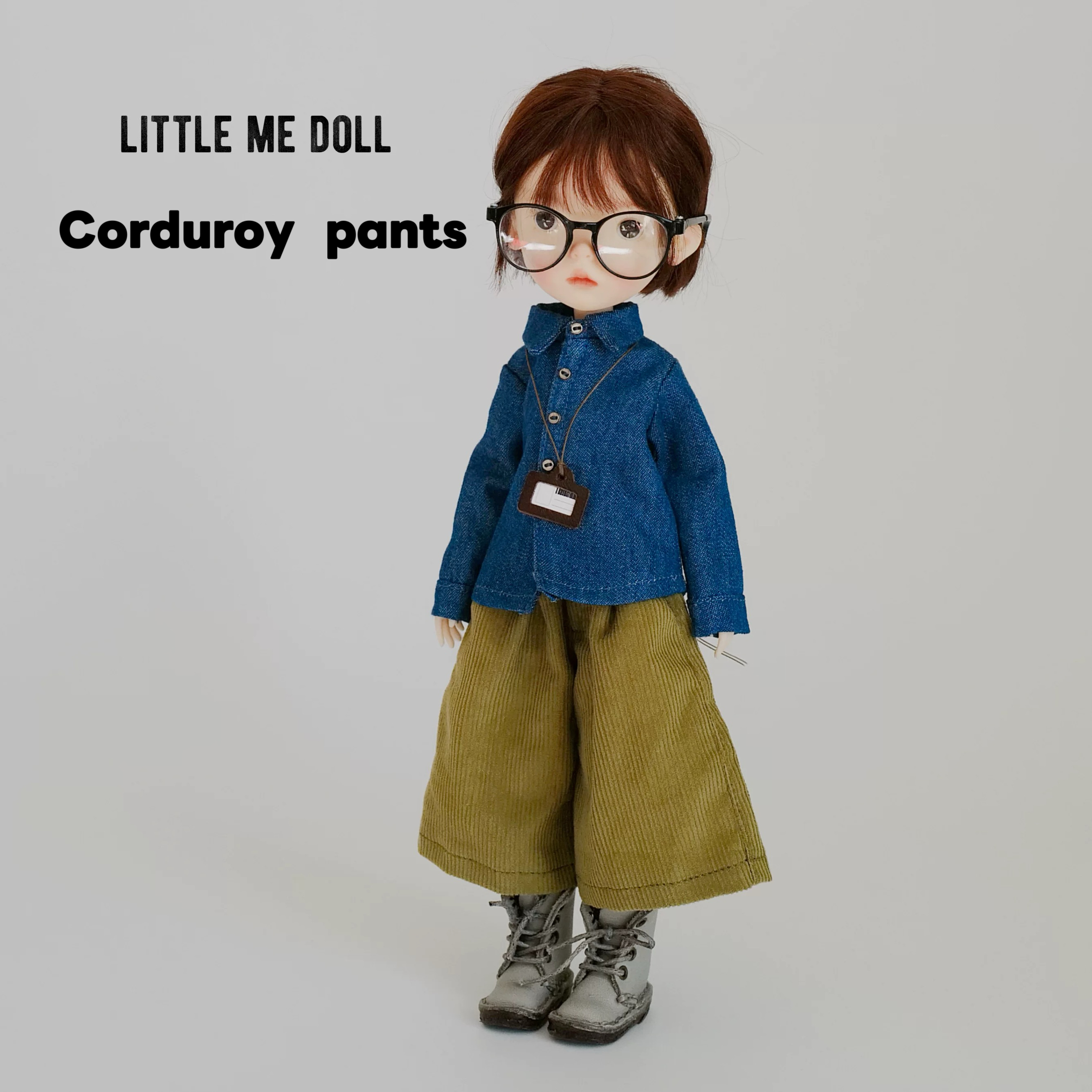 New for the first time in 2026 little me doll-Corduroy Pants