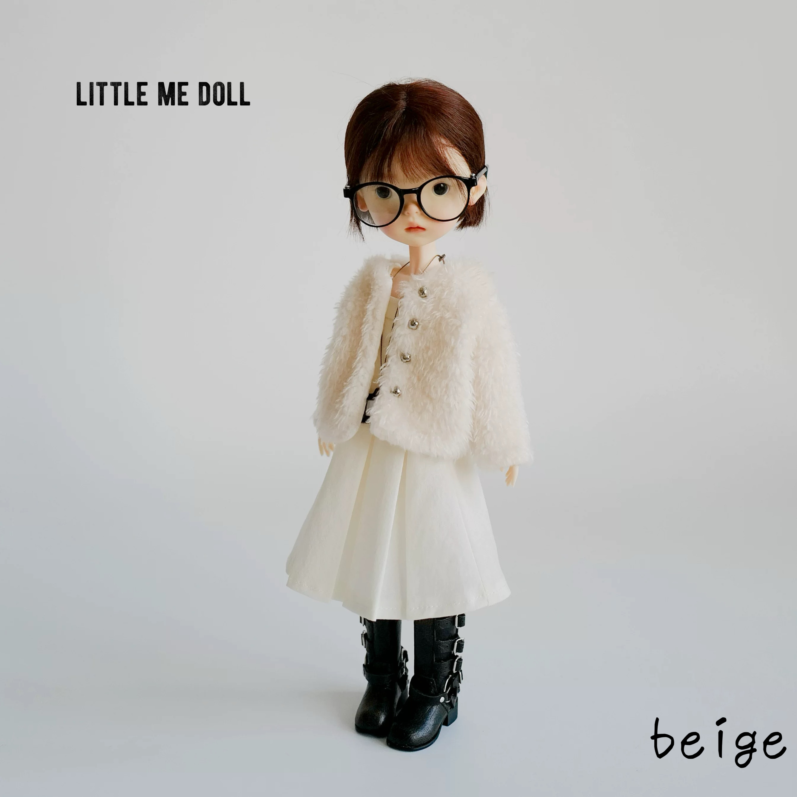 New for the first time in 2026 little me doll-Furry Coat