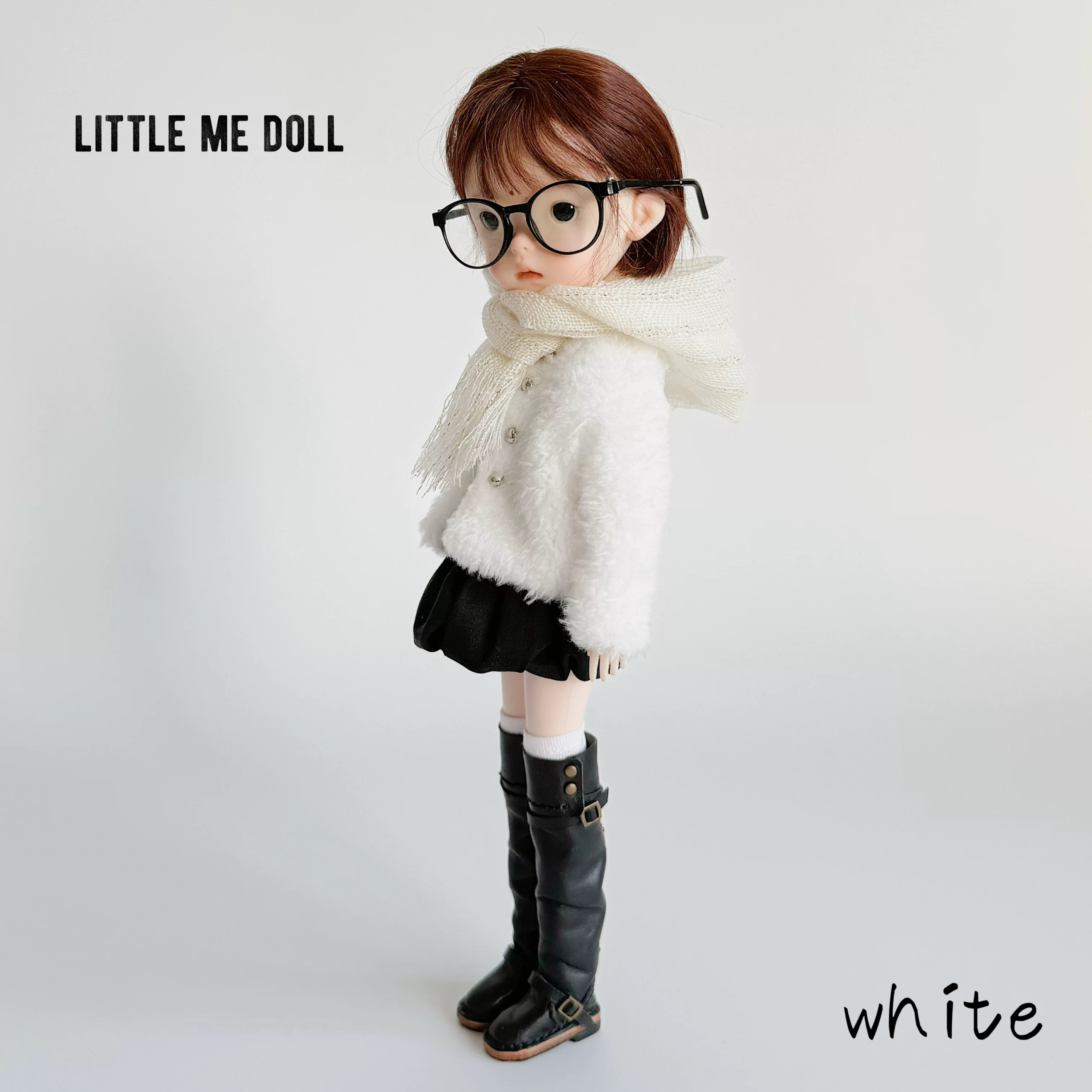 New for the first time in 2026 little me doll-Furry Coat