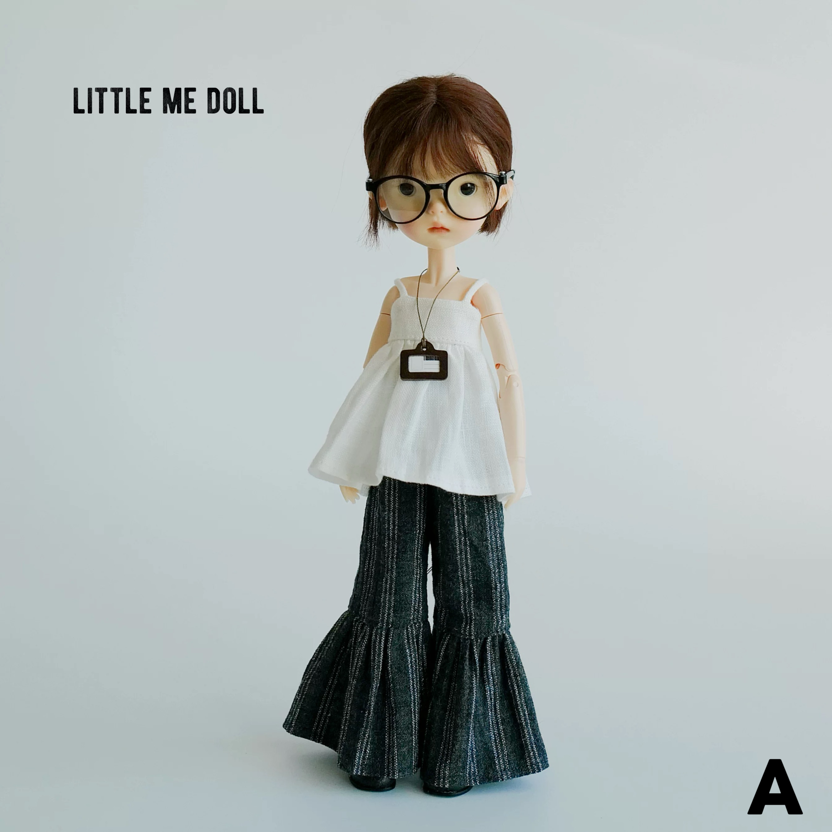 New for the first time in 2026 little me doll-Bell-bottoms pants
