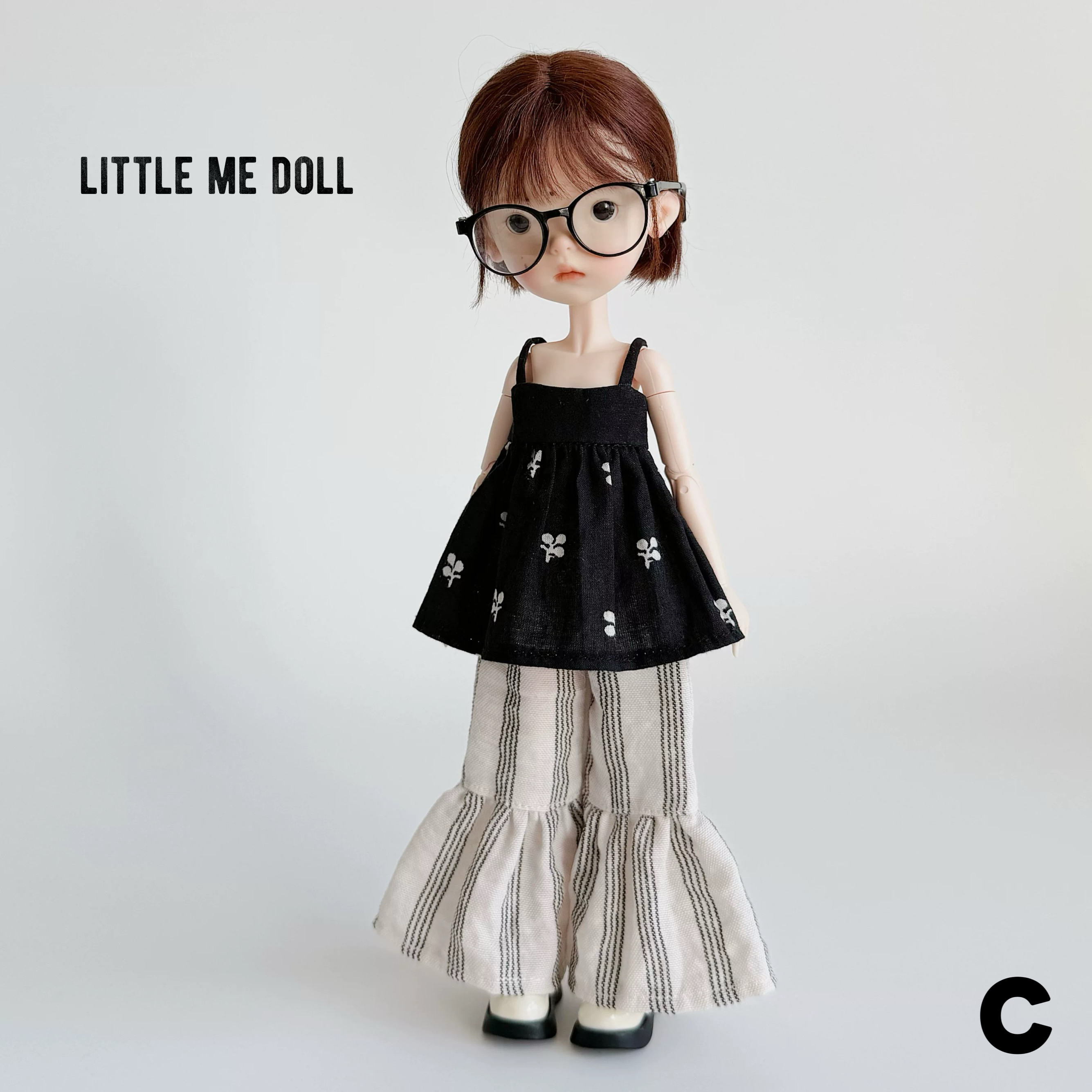 New for the first time in 2026 little me doll-Bell-bottoms pants