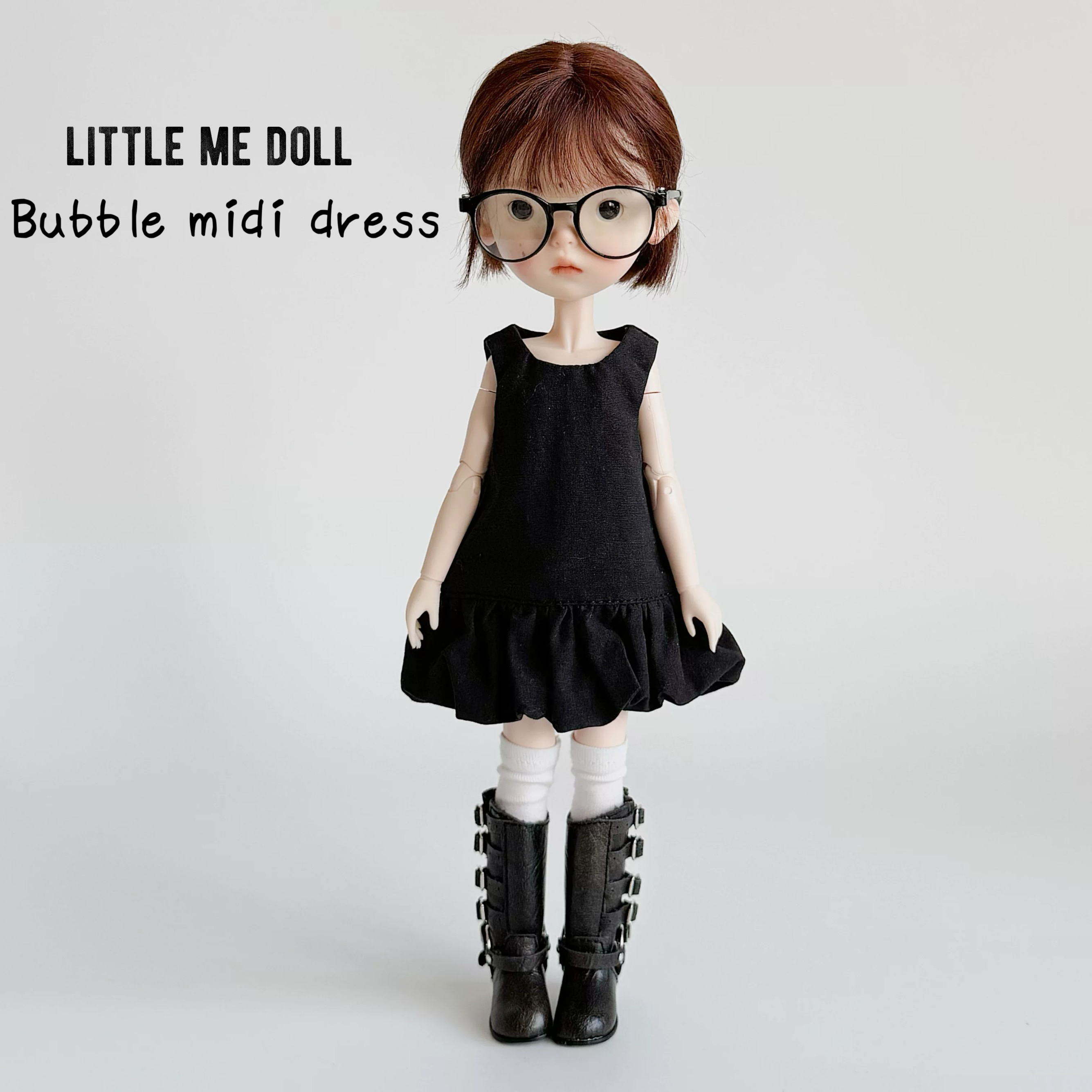 New for the first time in 2026 little me doll-Bubble midi dress