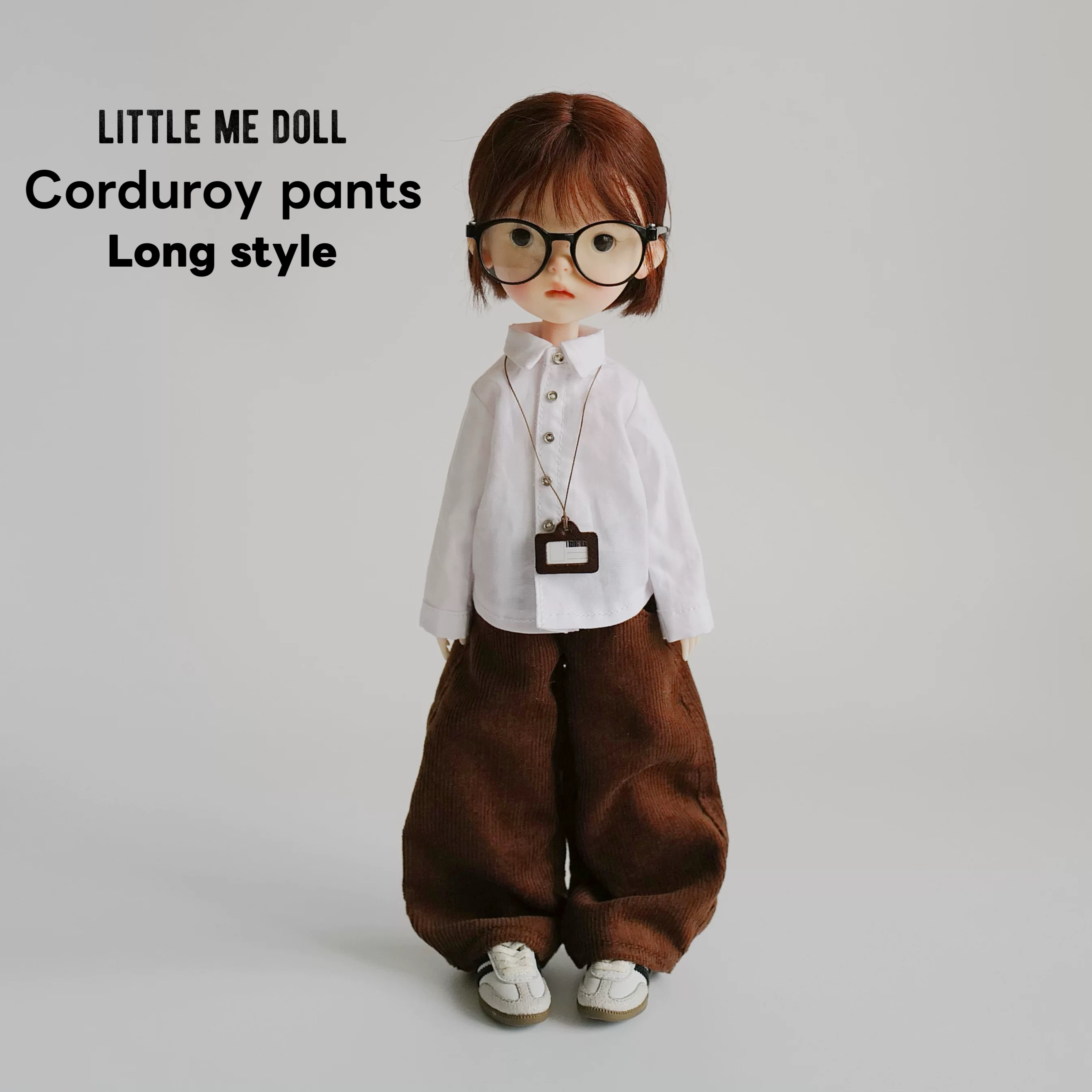 New for the first time in 2026 little me doll-Corduroy Pants（long style）