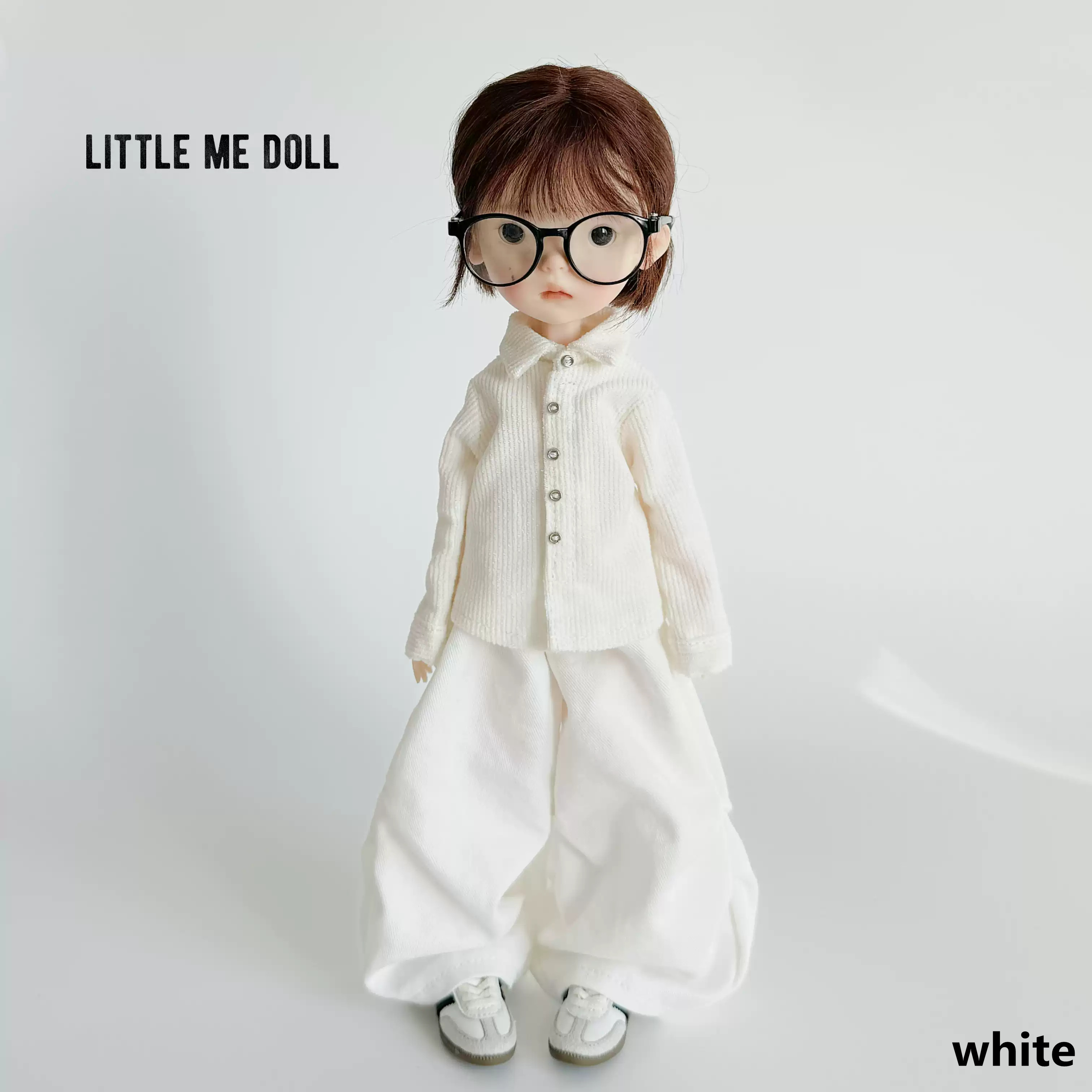 New for the first time in 2026 little me doll-Corduroy shirt