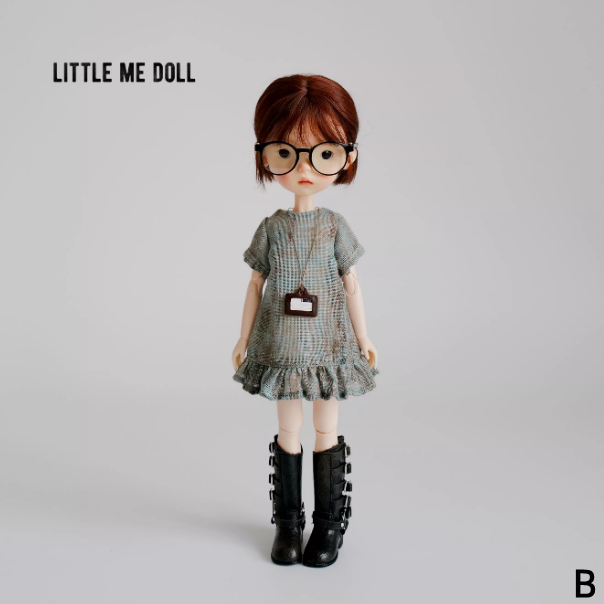 New for the first time in 2026 little me doll-Lace dress