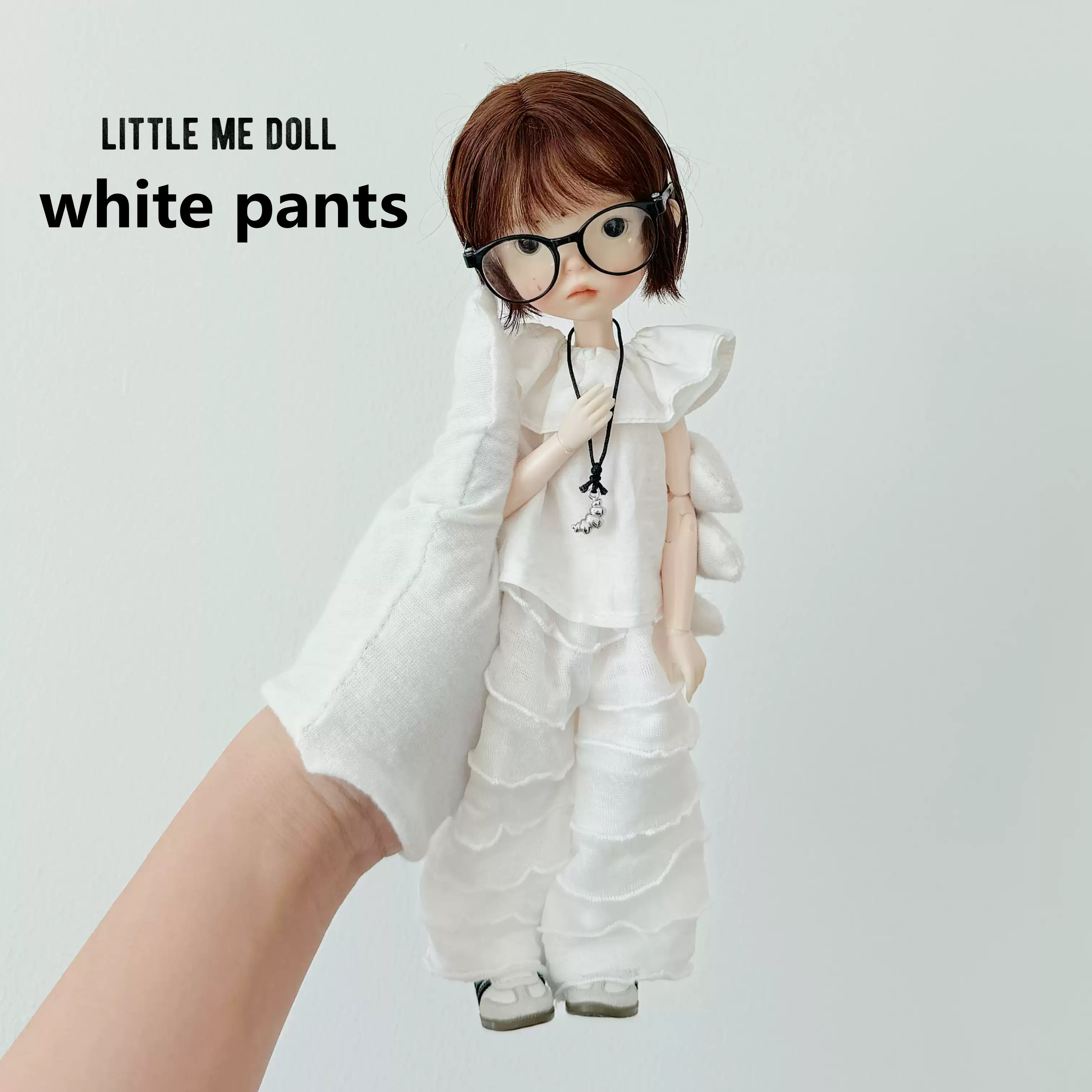 New for the first time in 2026 little me doll-white pants