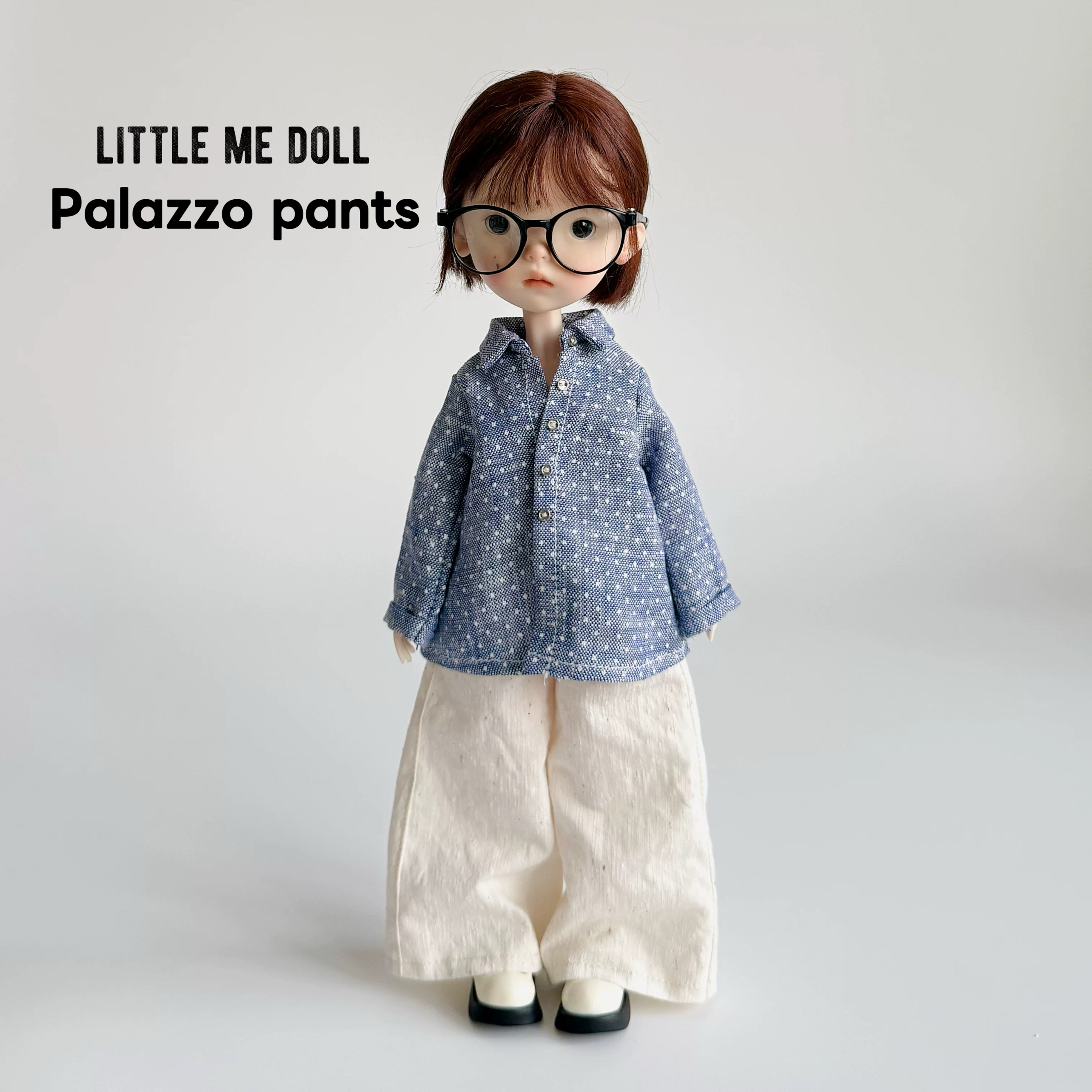 New for the first time in 2026 little me doll-Palazzo pants