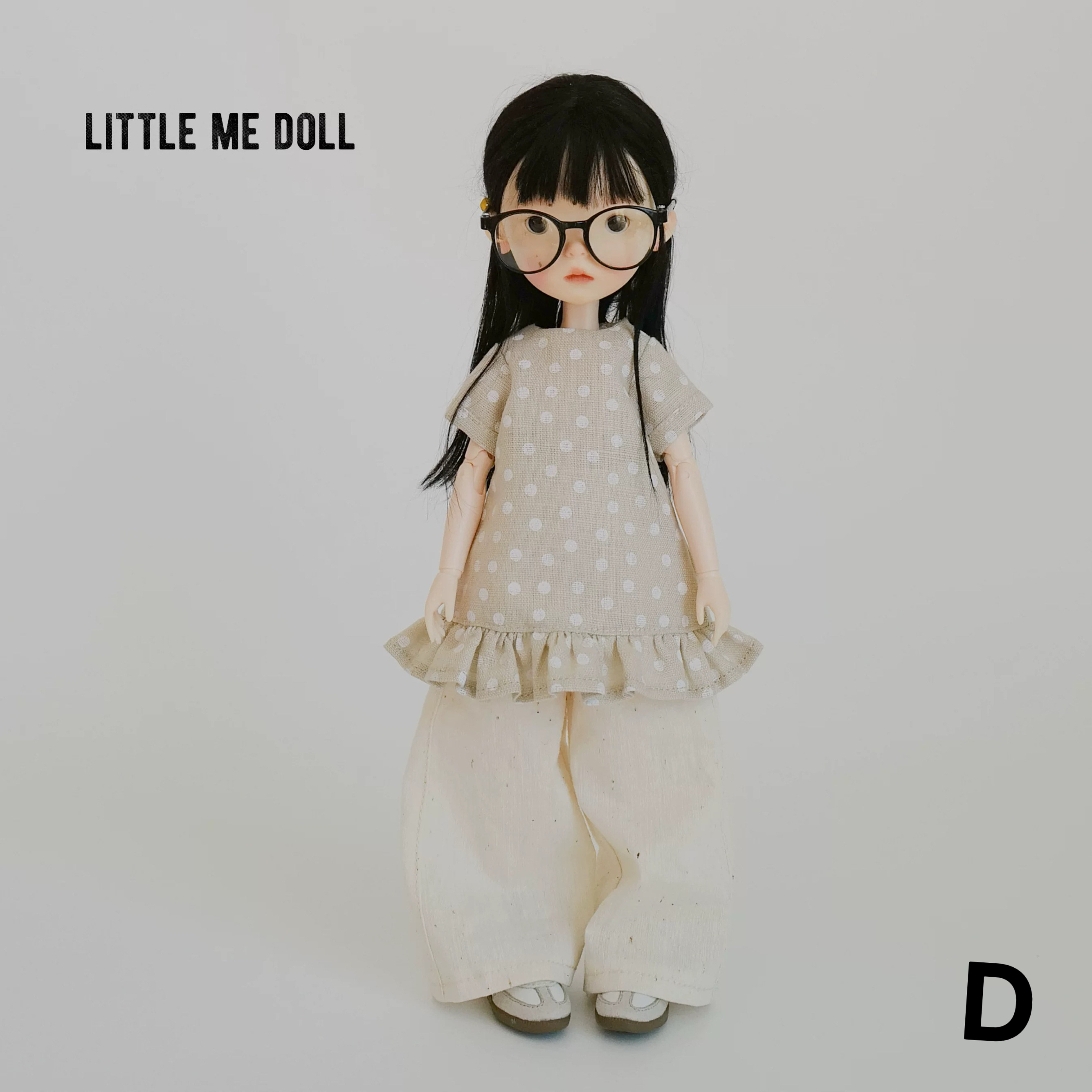 New for the first time in 2026 little me doll-Palazzo pants