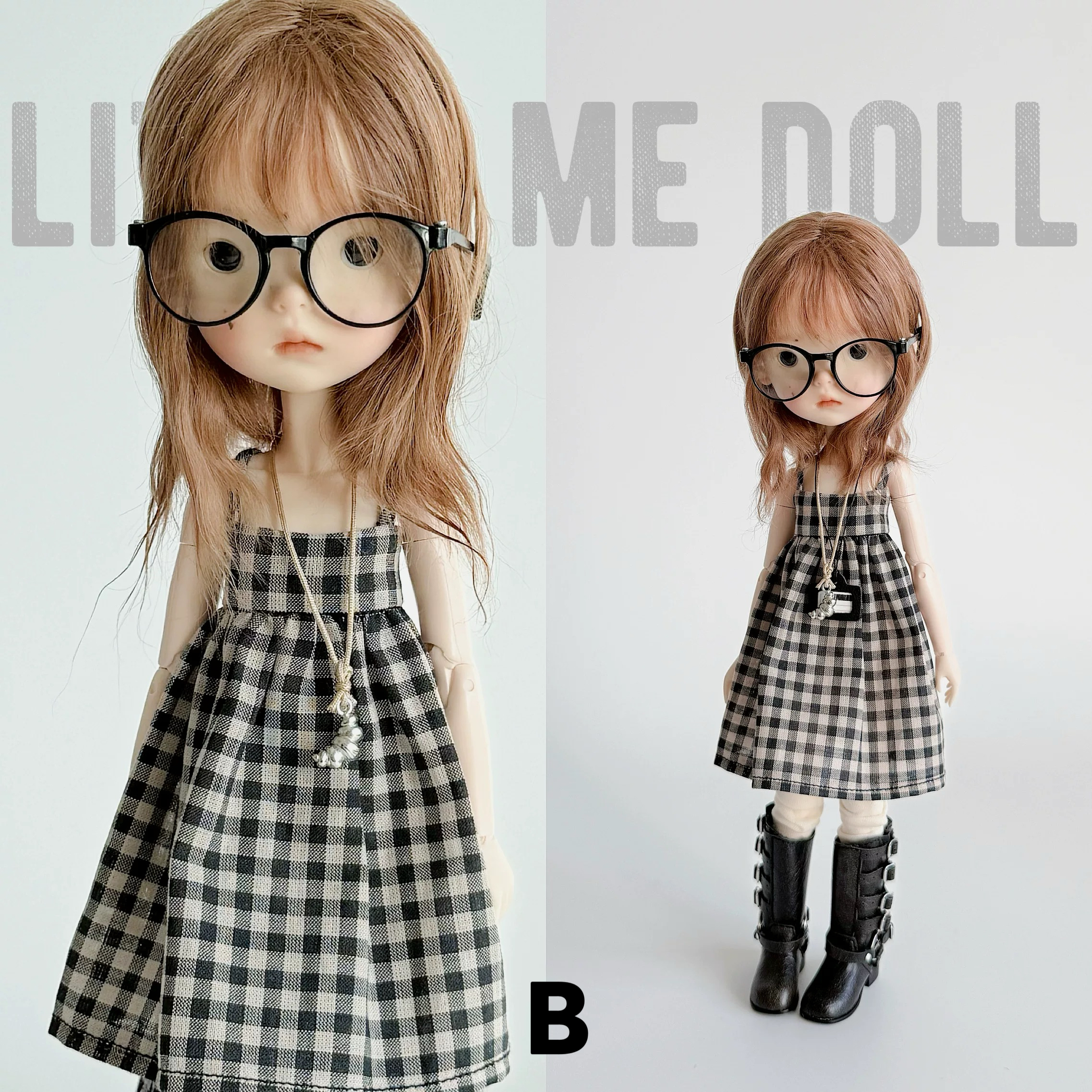 New for the first time in 2026 little me doll-Printed linen camisole dress