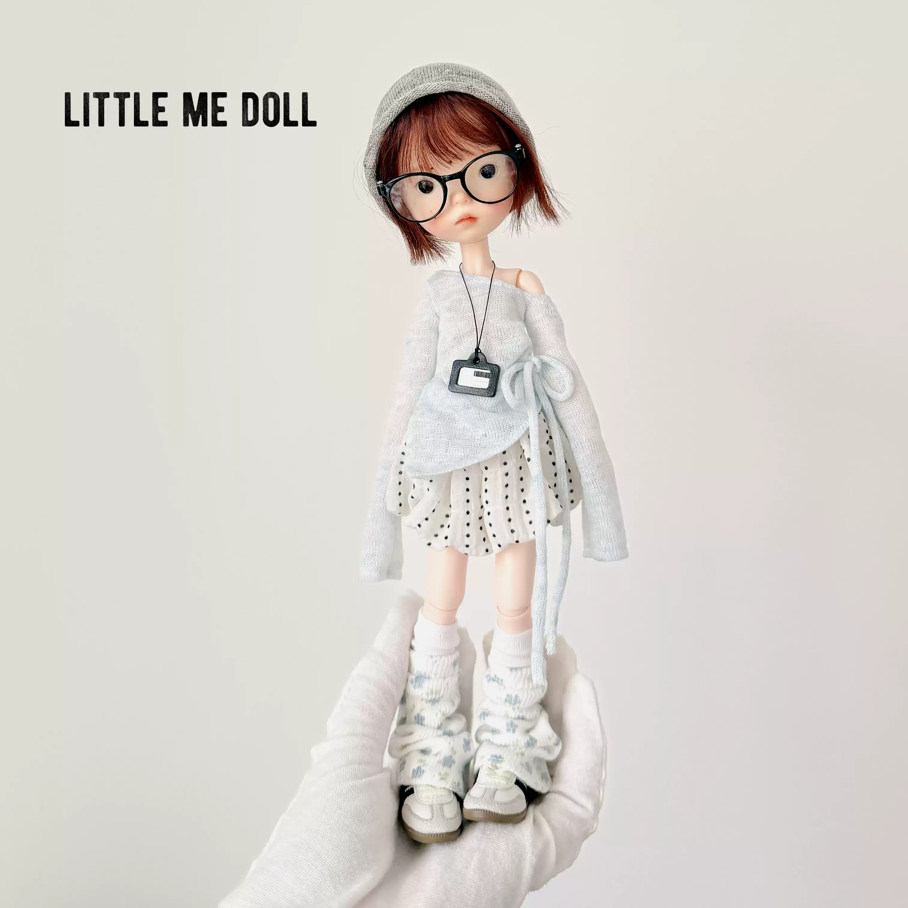 New for the first time in 2026 little me doll-Off-shoulder sweater