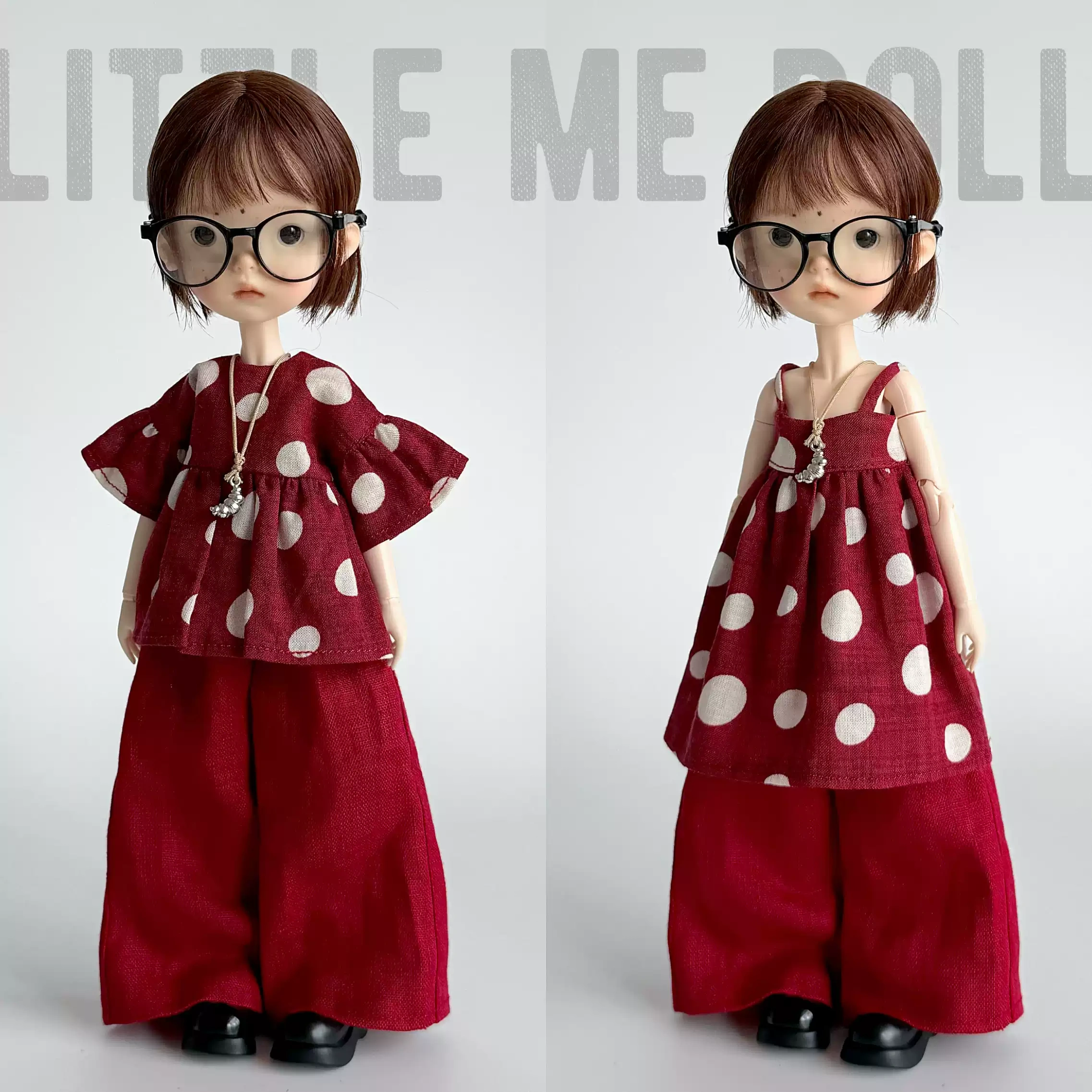 New for the second time in 2026 little me doll- Cotten linen camisole&pants