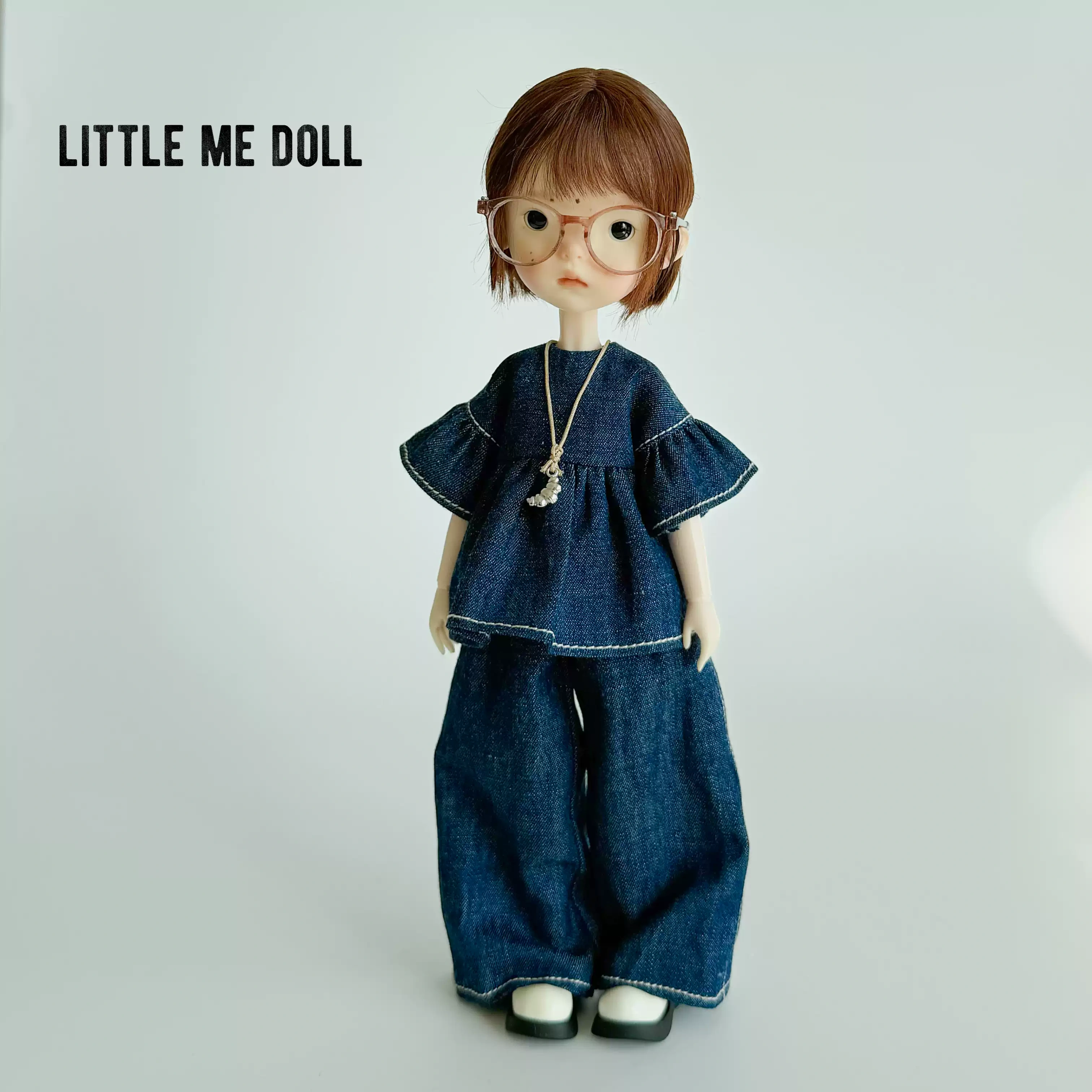 New for the second time in 2026 little me doll- Cotten linen camisole&pants