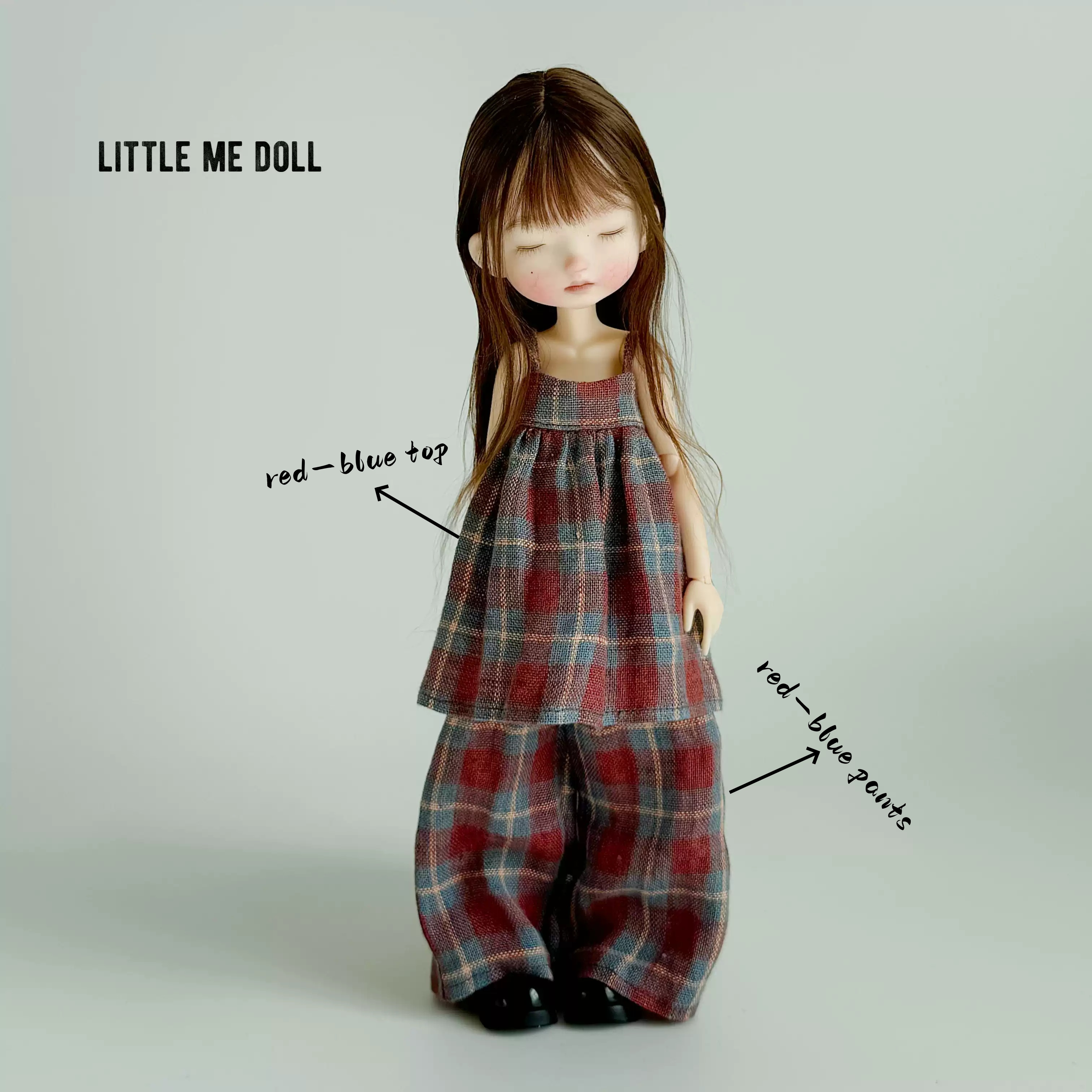 New for the second time in 2026 little me doll- Cotten linen camisole&pants